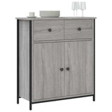 Sideboard Grey Sonoma 70x30x80 cm Engineered Wood 835527
