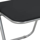 Folding Chair 8 pcs Black and Grey 48 x 43.5 x 81 cm 42029062