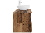 Bathroom Furniture Set 2 pcs Old Wood Engineered Wood 3404032