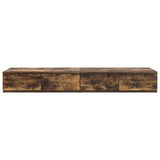 ZNTS Bed Drawers Smoked Oak 120x36,5x16,5 cm Engineered Wood 866943