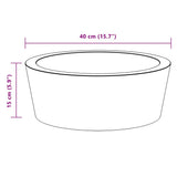 Sink Grey 40x15 cm Marble 149179