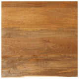 Table Top Live Edge 60x60x3.8 cm Solid Wood Mango 370594
