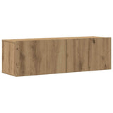 Wall Mounted TV cabinets 8 pcs Artisan Oak Engineered Wood 3328956