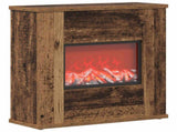 Electric Fireplace Old Wood 47 x 18 x 48 cm Engineered wood 8021069