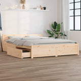 Bed Frame without Mattress with Drawers King Size 3103564