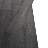 Non Self-adhesive PVC Flooring Planks 5.26 m 2 mm Black and White 245167