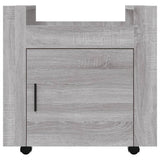 Desk Trolley Grey Sonoma 60x45x60 cm Engineered Wood 816614