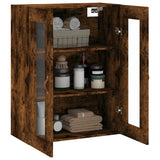 Wall Mounted Cabinet Smoked Oak 69.5x34x90 cm 828457