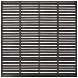 Louver Fence WPC 180x180 cm Dark Grey 318108
