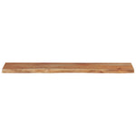 ZNTS Wall Shelf 120x20x2.5 cm Rectangular Solid Wood Acacia Live Edge 370230