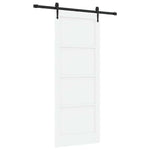 Sliding Door Manual ORKDAL White 83 x 211 cm Solid pine wood 3333787