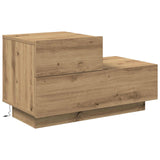 Bedside Cabinet Artisan Oak 70 x 36 x 40.5 cm Engineered Wood 863064