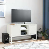TV Cabinet White 100.5x39x60.5 cm Steel 846517