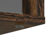 Sideboard with Drawer Smoked Oak 102 x 31 x 99.5 cm 8000496