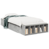 Bed Frame without Mattress Concrete Grey 90x200 cm 3280611