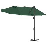 Umbrella Green 372 x 198 x 243 cm Polyester and Aluminium 42003376