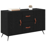 Sideboard Black Oak 100 x 36 x 60 cm Engineered Wood 882453