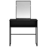 Dressing Table Black Oak 81 x 40 x 131 cm Engineered Wood 8007689
