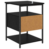 Bedside Cabinet 2 pcs Black Oak 40 x 42 x 56 cm Engineered Wood 881879