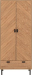 ZNTS Leon 2 Door 1 Drawer Wardrobe 100-101-199