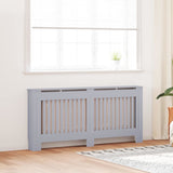 Radiator Cover 2 pcs Grey 172 x 19 x 81.5cm Engineered Wood 3403234