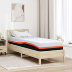 Mattress White and Grey 80 x 200 cm Memory Foam 4106300