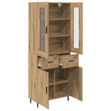 Highboard with Drawer 2 pcs Artisan Oak Engineered Wood 3416024