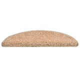 Stair Mats 15 pcs 56x17x3 cm Gold Half Round 322378