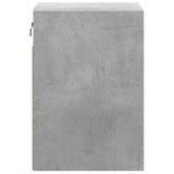 TV Wall Cabinet with LED Lights Concrete Grey 41x31x45 cm 852277