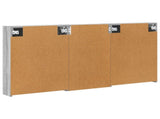 Bathroom Cabinet Set 3 pcs 140 x 14.5 x 70 cm Engineered wood 3403781