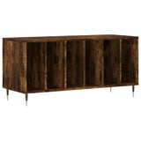 Record Cabinet Smoked Oak 100x38x48 cm Engineered Wood 831745