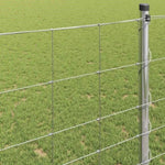 Field Fence Silver 25 x 1.2 m Galvanised steel 42005813