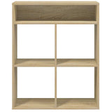 Book Cabinet Sonoma Oak 66x31x80 cm Engineered Wood 860294
