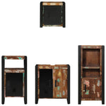 Bathroom Furniture Set 4 pcs Multicolour Solid Reclaimed Wood 3305635