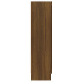 Vitrine Cabinet Brown Oak 82.5x30.5x115 cm Engineered Wood 815620
