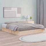 Bed Frame without Mattress 180x200 cm Super King Super King Size Solid Wood 820661