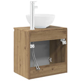 Wall-Mounted Sink Vanity Artisan Oak 49.5 x 35 x 63 cm 890391