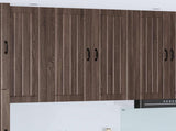 Wall Cabinet LUCCA Brown Oak 80 x 31 x 100 cm Engineered Wood 885152