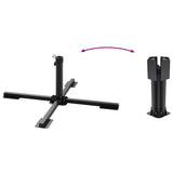 5 Piece Garden Parasol Base Set Granite and Steel 3318588