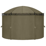 Gazebo with Curtains 520x349x255 cm Taupe 180 g/m 312231