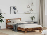 Bed Frame Old Wood 98.5 x 200 cm Engineered Wood 8003733