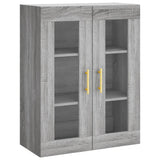 Highboard Grey Sonoma 69.5x34x180 cm Engineered Wood 3198463