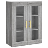 Highboard Grey Sonoma 69.5x34x180 cm Engineered Wood 3198399