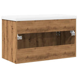 ZNTS 2 Piece Bathroom Furniture Set Artisan Oak Engineered Wood 3328584