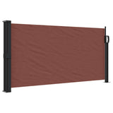 Retractable Side Awning Brown 100x500 cm 4004389