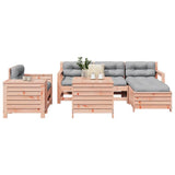 7 Piece Garden Sofa Set Solid Wood Douglas Fir 3250550