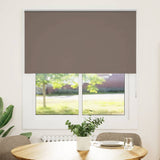 ZNTS Roller Blind Blackout Coffee 135x150 cm Fabric Width 131.6 cm Polyester 4011005