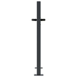 Garden Gate Anthracite 105x80 cm Steel Square Design 153190