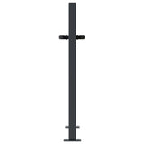 Garden Gate Anthracite 105x80 cm Steel Square Design 153190