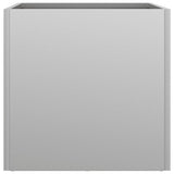 Planters 2 pcs Silver 32x30x29 cm Galvanised Steel 841546